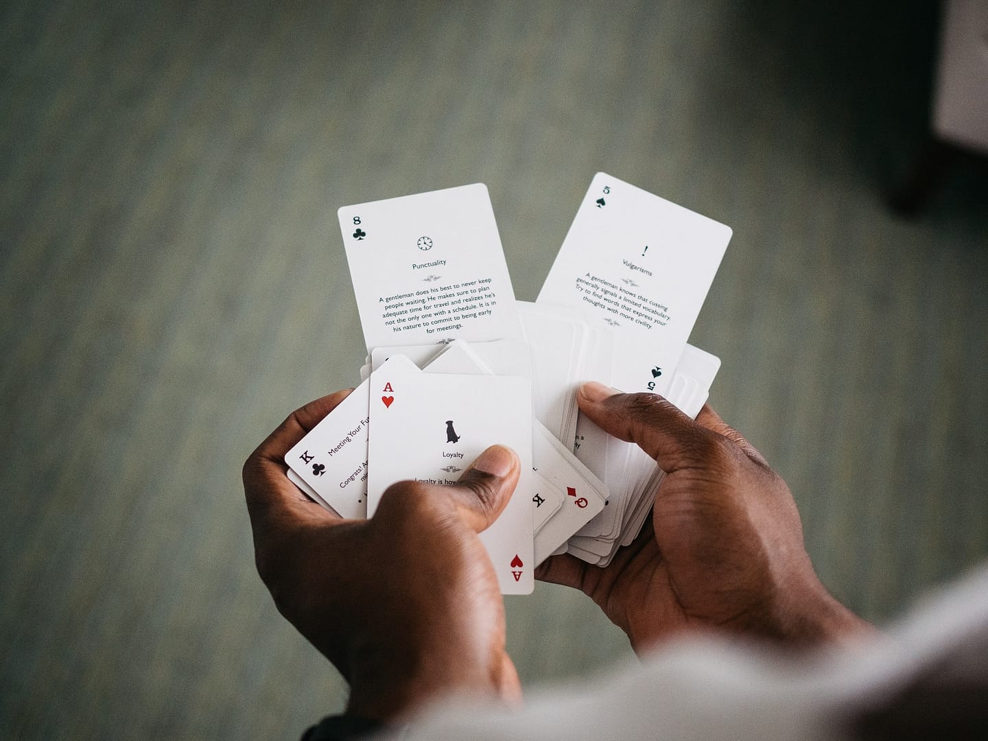 playing cards