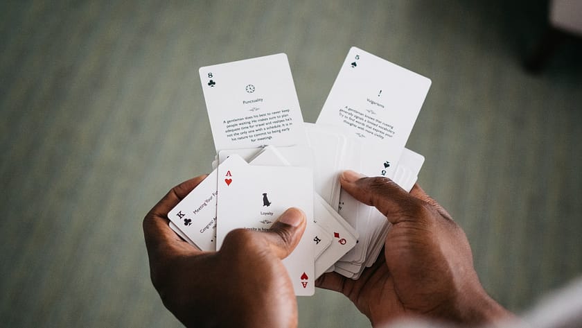 playing cards
