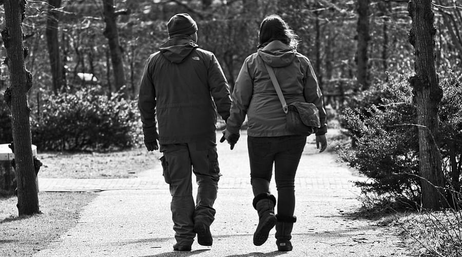 couple walking